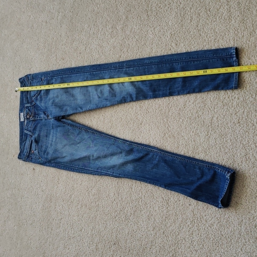 Hudson Collin Mid-Rise Skinny Ankle Classic Blue Women's Denim Jeans Y2K Retro - Picture 6 of 16